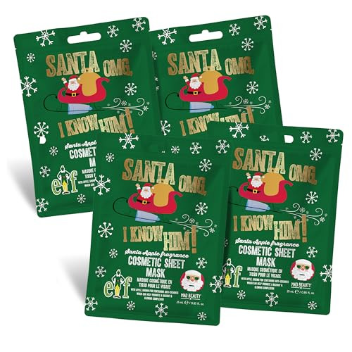 Mad Beauty Warner Elf Santa Cosmetic Sheet Mask X 4