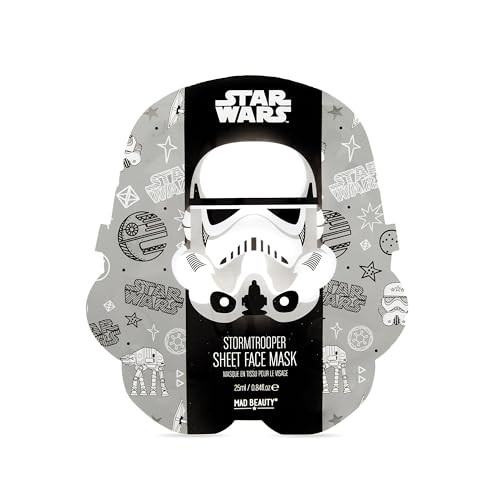 Mad Beauty Star Wars Cosmetic Sheet Mask Collection Darth Vader Black Tea Yoda Cucumber C3Po Honey Chewbacca Coconut Great Fragranced Hydrate Skin Soothe Skin
