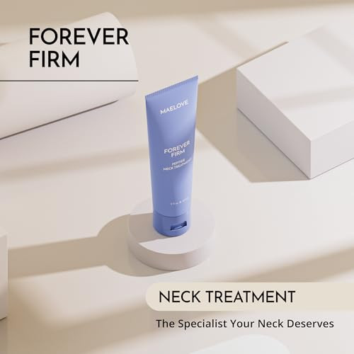 Maelove Forever Firm Neck Treatment Peptide-Rich Cream For Neck & D Colletage Firming Lifting & Hydration Reduces Wrinkles & Sagging