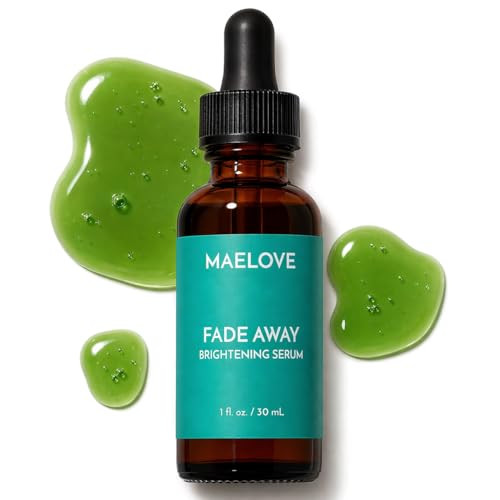 Maelove Fade Away Brightening Serum For Dark Spots Melasma Sun Damage & Hyperpigmentation. Alpha Arbutin Kojic Acid And Licorice Root Extract