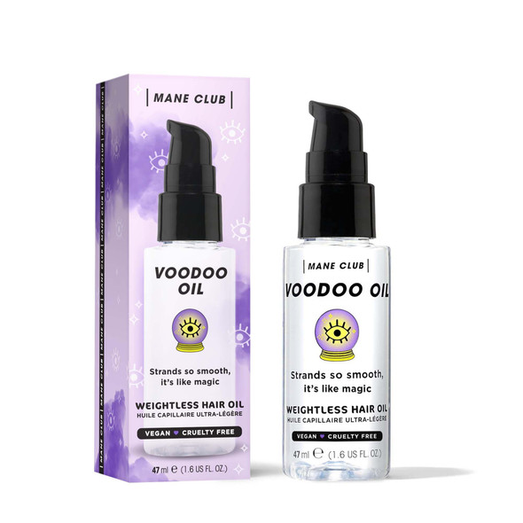Mane Club Voodoo Oil Weightless Hair Oil Cruelty Vegan No Sulfates Or Parabens 1.6 Ounce
