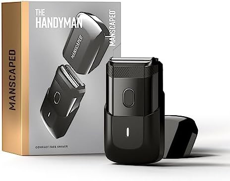 Manscaped The Handyman Travel Duo Includes Weed Whacker 2.0 Nose & Ear Trimmer And Portable Men S Compact Electric Foil Face Shaver With Long-Hair Leveler & Foil Blades
