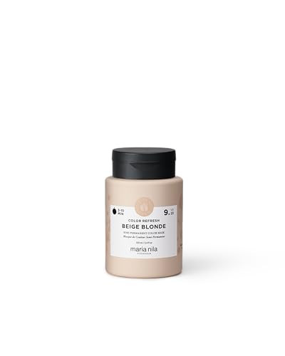 Maria Nila Color Refresh Beige Blonde 3.4 Fl Oz Cool-Toned Soft Beige Hair Semi-Permanent Pigments 100% Vegan & Sulfate/Paraben
