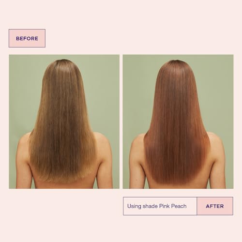 Maria Nila Color Refresh Pink Peach 10.1 Fl Oz Warm Pink-Peach Tone Hair Mask Semi-Permanent Pigments 100% Vegan & Sulfate/Paraben