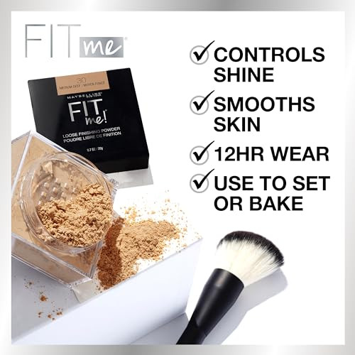 Maybelline Fit Me Loose Setting Powder Face Powder And Finishing Makeup Fair Light 1 Count