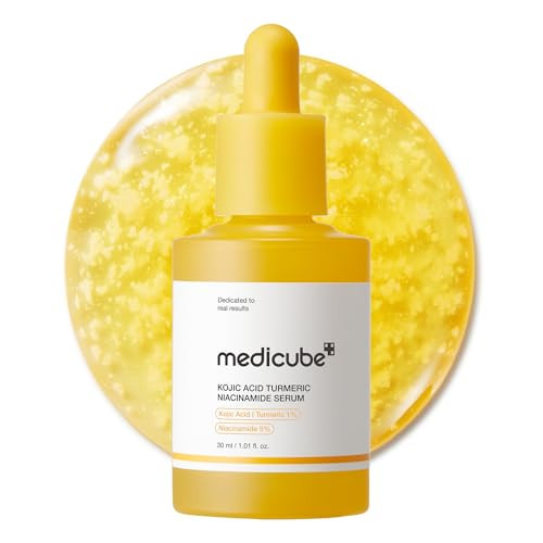 Medicube Kojic Acid Turmeric Clarifying & Balancing Capsule Serum For Troubled Skin Soothing & Brightening Facial Serum Niacinamide & Glow Capsules For Hydration And Barrier Support 1.01 Fl.Oz