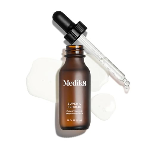 Medik8 Super C Ferulic - 30 Percent Ethylated L-Ascorbic Acid Vitamin C Serum - Face Serum With Vitamin E And Ferulic Acid - Gluten 1.0 Oz