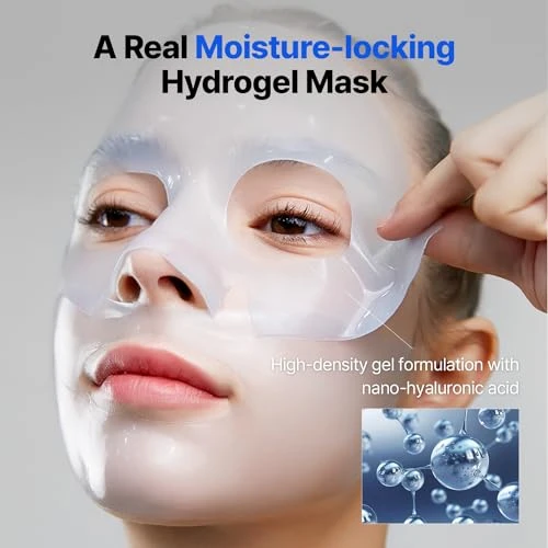 Meditherapy Bluelayer Water Dome Mask & Bluelayer Double Water Cream - Blue Hydrogel Overnight Mask And Blue Capsule Cream For Hydrating - Firming Moisturizing And Pore Minimizing For Radiant Glow