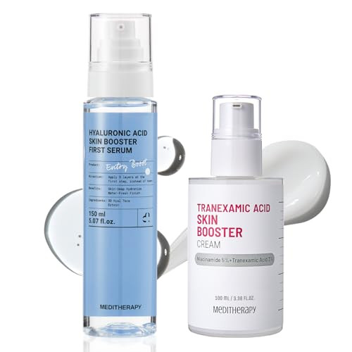 Meditherapy Hydra Tone Balance Duo Hyaluronic Acid Serum Xxl (333Serum) + Tranexamic Acid Skin Booster Cream For Hydrated And Even-Looking Skin