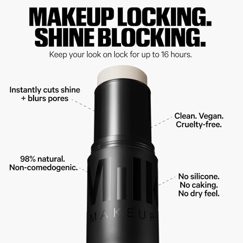Milk Makeup Pore Eclipse Non-Comedogenic Matte Blur Stick Blurs Pores Controls Shine + Holds Makeup For Up To 16 Hours Creates A Smooth Even Base For A Soft Matte Finish 0.44 Oz