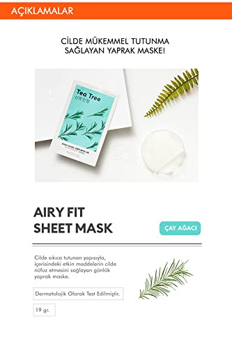 Missha Tea Tree Airy Fit Sheet Mask By Missha