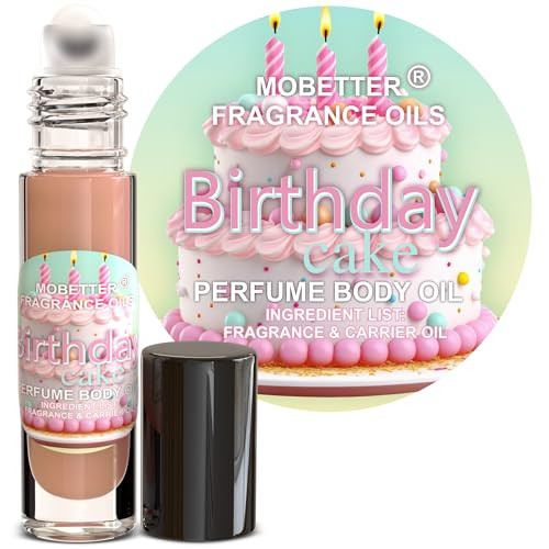 Mobetter Fragrance Oils Birthday Cake Perfume Body Oil Fragrance