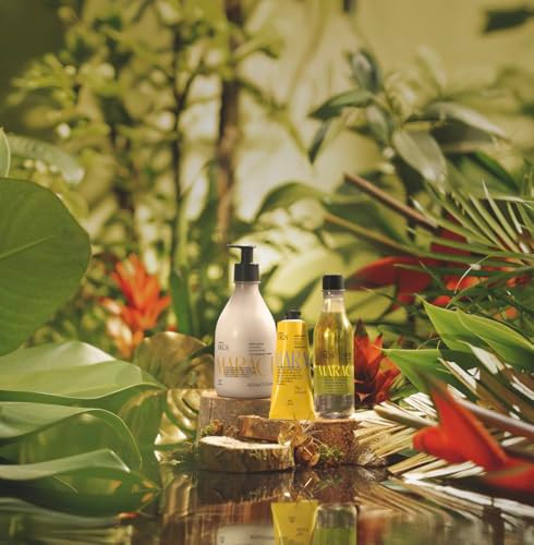 Natura Passion Fruit Anti-Stress Holiday Set Maracuj Body Lotion Shower Oil & Hand Cream Hydrating & Soothing Skincare Vegan Natural & Sustainable Brazilian Beauty 3-Piece Set