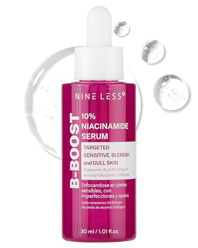 Nineless B-Boost 10% Niacinamide Serum Korean Face Serum For Even Skin Tone Tranexamic Acid & Glutathione Revitalize Complexion 1.01 Fl.Oz