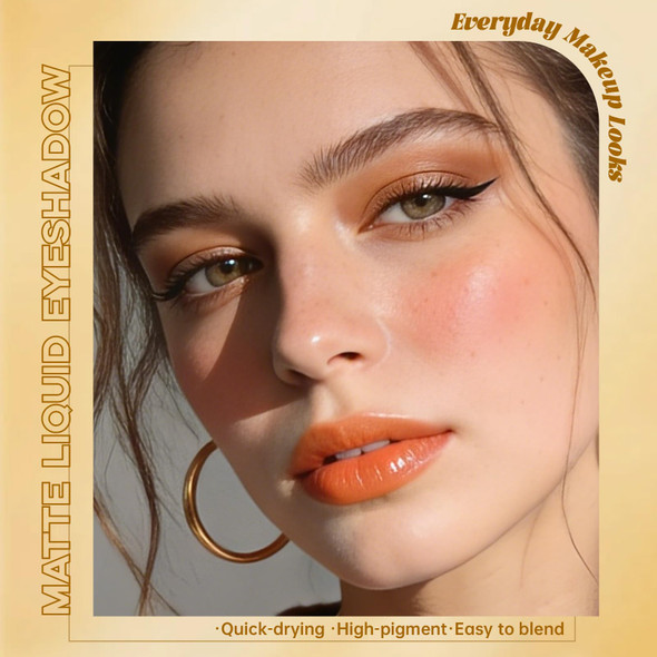 Noerrors 3Pcs Neutral Liquid Eyeshadow Velvet Matte Set Nude Peachy Beige Taupe Brown Long Lasting Smudge Proof Eye Primer Eyeshadow Base For Women Pigmented Waterproof Eye Shadow Stick Makeup
