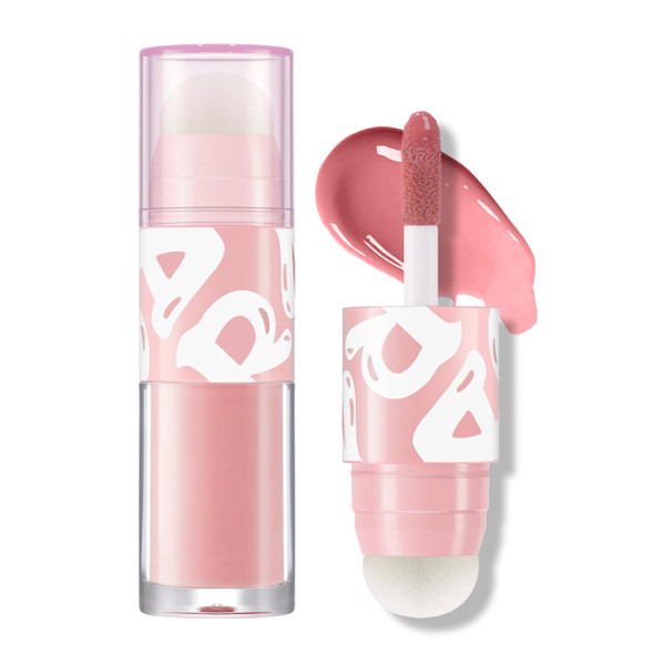 Noerrors Dual-Ended Pink Liquid Blush For Cheeks Long-Lasting And Multi-Use High Pigment Blusher Liquid Waterproof Matte Finish Cheek Blusher For Natural Flush Cute Makeup Blush Tint For Women