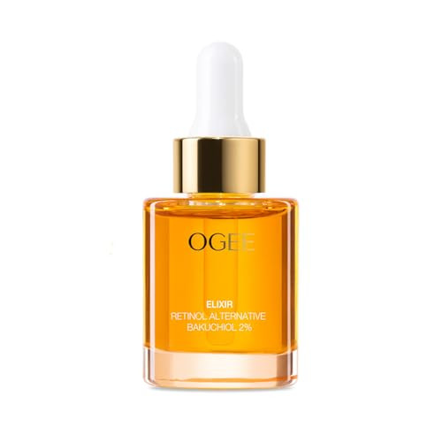 Ogee Natural Retinol Bakuchiol Serum 2% Elixir - Organic Face Serum For Wrinkles And Fine Lines