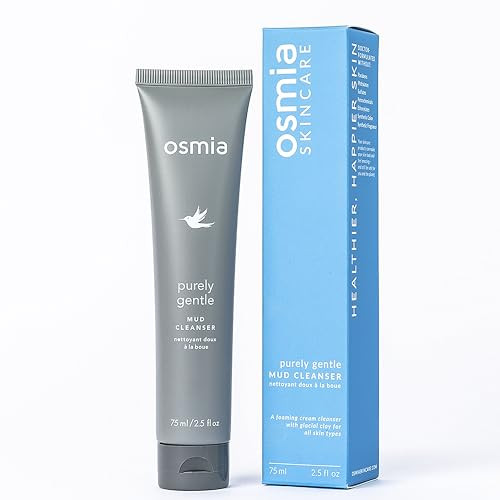 Osmia Skincare - Natural Purely Gentle Mud Cleanser Aloe Clay Honey Chamomile Licorice Root Strengthen Detoxify Soothe Clean Beauty For Healthy Skin (2.5 Fl Oz 75 Ml)