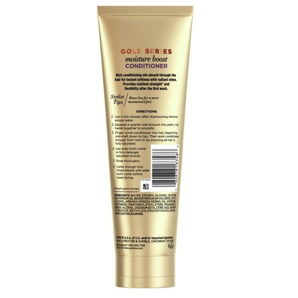 Pantene Gold Series Moist Boost Conditioner 8.4 Oz
