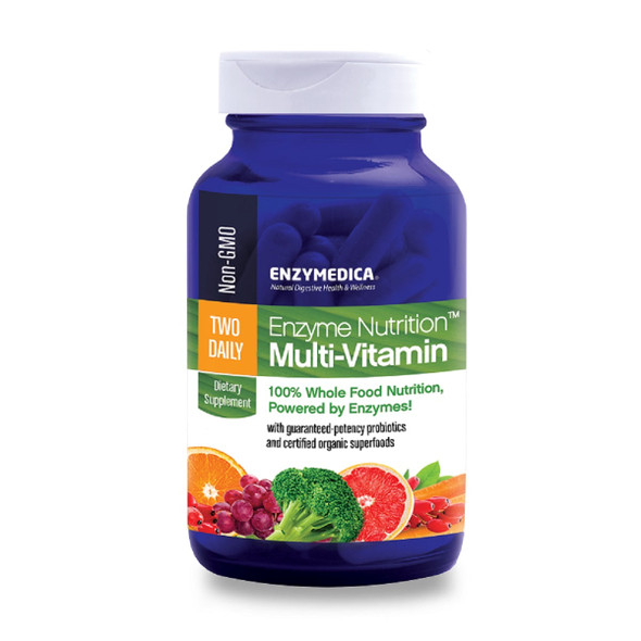 Enzymedica Enzyme Nutrition Multi-Vitamin Two Daily 60 Capsules