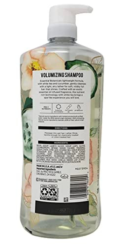 Pantene Essential Botanicals Volumizing Shampoo White Tea & Cucumber 38.2 Fl Oz