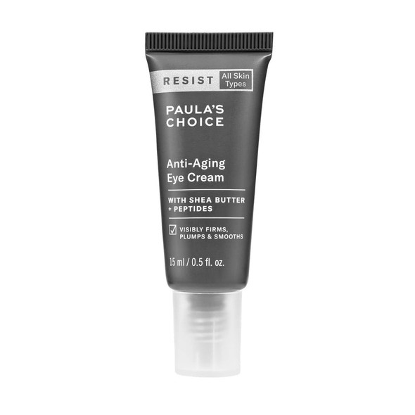 Paula's Choice Resist Anti-Aging Eye Cream With Shea Butter & Vitamin C For Puffy Eyes Wrinkles Fine Lines & Crow's Feet 0.5 Fl Oz