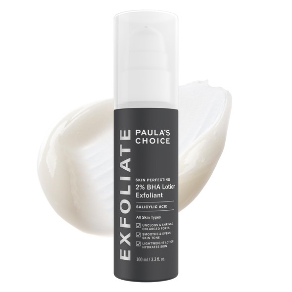 Paula's Choice Skin Perfecting 2% Bha Salicylic Acid Exfoliant 3.3 Ounce Bottle &