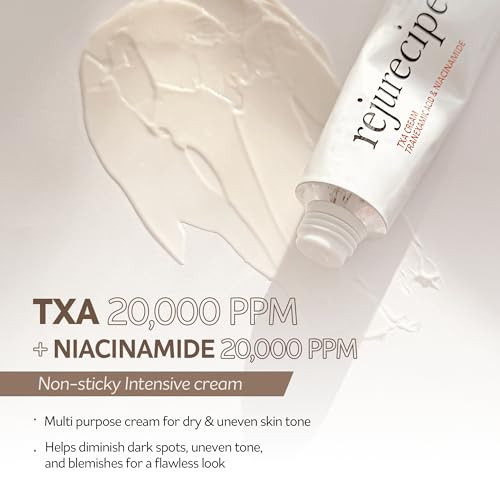 Pestlo Rejurecipe Txa Cream 1.01 Fl.Oz 30Ml Freckle Cream Reducing Dark Spot Refining Uneven Skin Tone Moisturizing Tranexamic Acid Niaciamide All Ewg-Green Grade Ingredients Korean Cosmetic