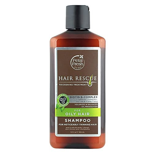 Petal Fresh Pure Hair Rescue For Oily Hair Shampoo 12 Ounce