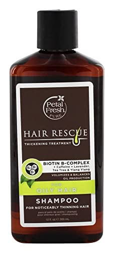 Petal Fresh Pure Hair Rescue For Oily Hair Shampoo 12 Ounce