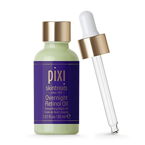 Pixi Beauty Overnight Retinol Oil Smoothing Night Oil Peptides Help Firm & Revitalize Skin Improves Appearance Of Fine Lines 1.01 Fl Oz