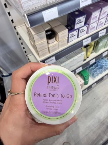 Pixi Vitamin-C Tonic To-Go Brightening & Toning Containing Vitamin-C & Probiotics Boosting Skin Luminosity Alcohol- Daily Balancing Toner Pads On The Go 60 Pads