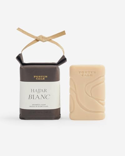 Portus Cale Hajjar Blanc Soap 180G Oriental Woody Fragrance Luxury Paper-Wrapped