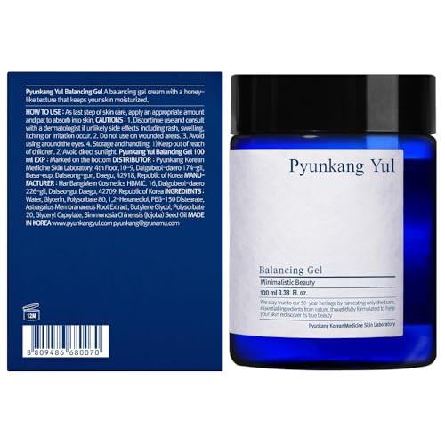Pyunkang Yul Balancing Gel - Daily Face Moisturizer For Women - Facial Skin Care Products For Dry And Combination Skin - Highly Enriched Texture Preventing Moisture And Nutrition Loss - 3.3 Fl. Oz.