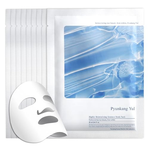 Pyunkang Yul Pky Highly Moisturizing Essence Mask Pack 25 Ml / 0.85 Fl.Oz. X 10 Ea
