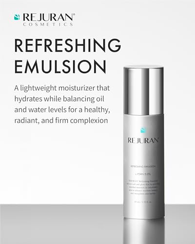 Rejuran Refreshing Emulsion C-Pdrn - Salmon Dna Facial Moisturizer For Deep Hydration Radiance-Boosting Firmness Skin Elasticity And Optimal Moisture Balance. Korean Skincare (1.52 Fl Oz)
