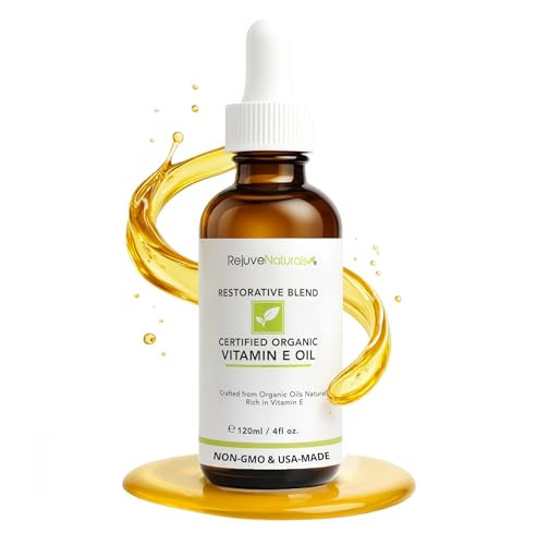 Rejuvenaturals Usda Organic Vitamin E Oil & Herbal Beef Tallow Balm Bundle 100% Natural Skin Repair & Deep Hydration For Face & Body Supports Radiant Youthful Healthy-Looking Skin 4Oz + 4Oz