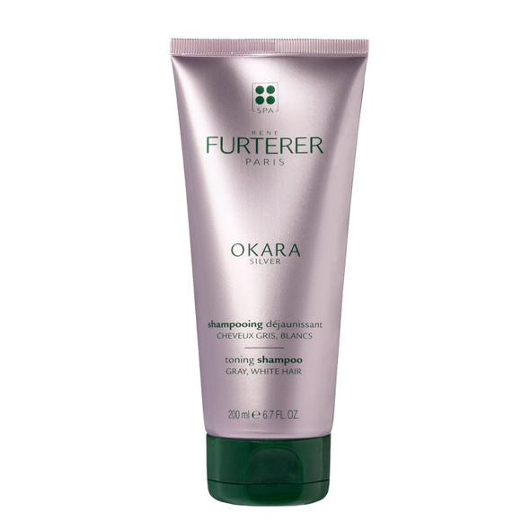 Ren Furterer Rene Furterer Okara Silver Toning Shampoo Purple Shampoo For Blonde White Grey Silver Pastel Hair 6.7 Oz
