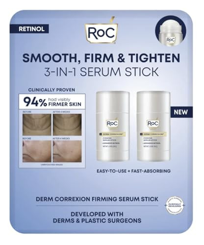 Roc Derm Correxion Firming Serum Stick 1 Oz 2-Pack (Total 2 Oz)