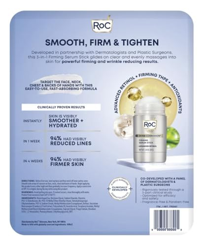 Roc Derm Correxion Firming Serum Stick 1 Oz 2-Pack (Total 2 Oz)