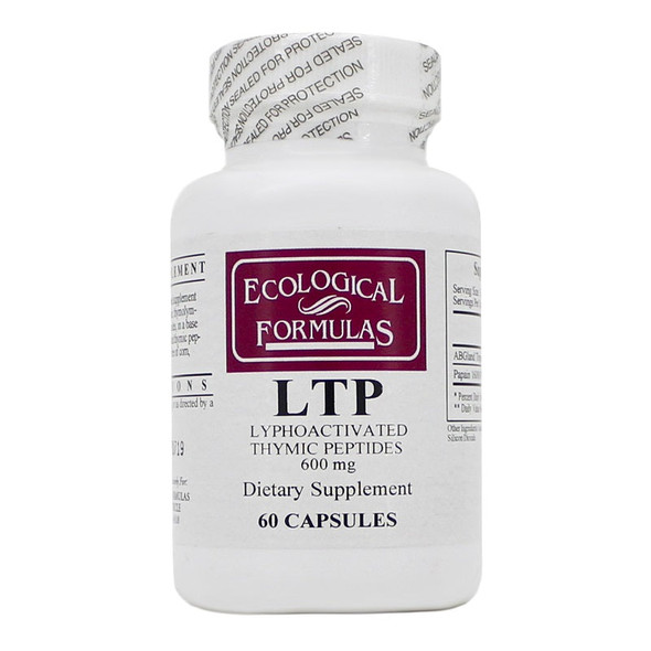 Ecological Formulas  LTP Lyphoactivated Thymic Peptides  60 Capsules