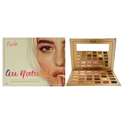 Rude Cosmetics Au Naturel 30 Eyeshadow Palette Eye Shadow Women 1.05 Oz
