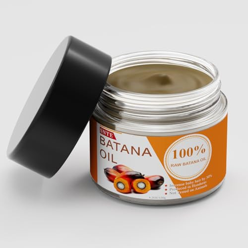 Samnyte Batana Oil For Hair Growth Increases Baby Hair By 30% Batana Oil Organic Batana Hair Oil From Honduras Not Tested On Animals Prevents Hair Loss For Hair Eyelashes & Eyebrows 4.2 Oz