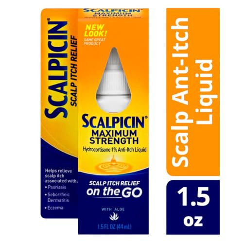 Scalpicin Scalp Itch Relief 1.5 Fl Oz. Maximum Strength (Pack Of 6)
