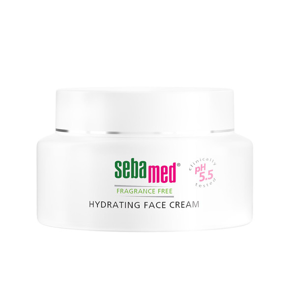 Sebamed Fragrance- Hydrating Face Cream Moisturizer Ph 5.5 Dermatologist Recommended 1.7 Fluid Ounces (50 Milliliters)White