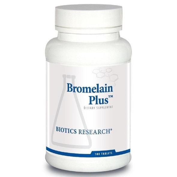 Biotics Research Bromelain Plus 100 Tablets