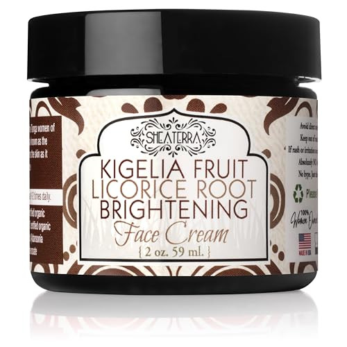 Shea Terra Kigelia Fruit Licorice Root Face Cream 2 Ounce