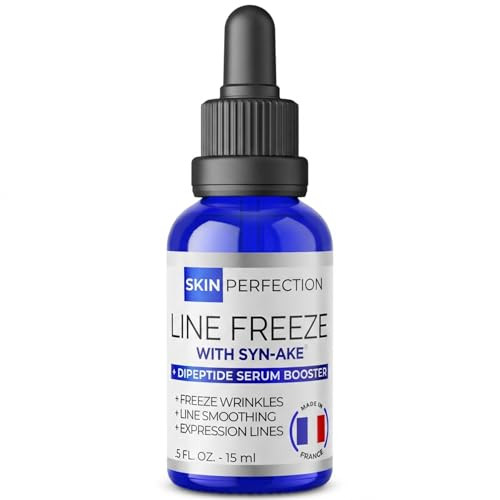 Skin Perfection Syn-Ake Freeze Wrinkles Peptide Diy Anti-Aging Skincare Booster Smooth Firm Vertical Expression Lines Between The Eyebrows The 11's .5 Oz