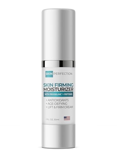 Skin Perfection Multi-Peptide Moisturizer - Anti-Aging Face Cream Firming Skin Care Neck & D Collet - Made In Usa Daily Face Moisturizer Day & Night 1 Oz