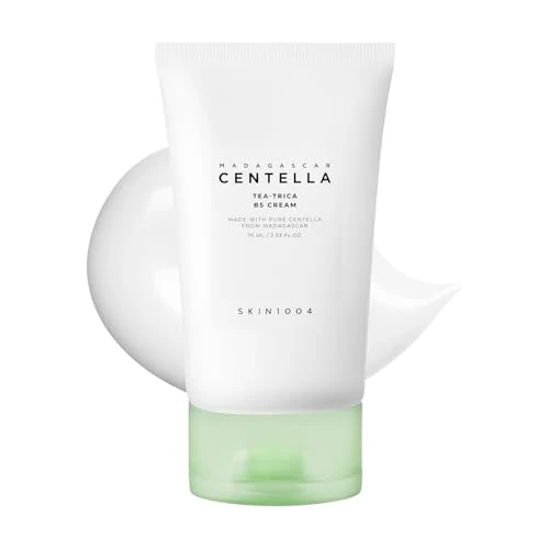 Skin1004 Tea-Trica B5 Cream Face Moisturizer With Centella Asiatica & Panthenol B5 Gel Moisturizer For Soothing & Hydrating Cica Cream With Tea Tree & Centella Korean Skin Care 2.53 Fl.Oz / 75Ml